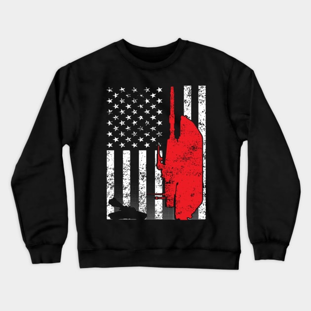 American Tanker Crewneck Sweatshirt by RelevantArt